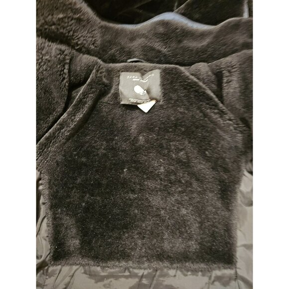 ZARA Black Wind Protection Down Puffer Jacket Winter Coat Size XS EUC - Picture 12 of 13